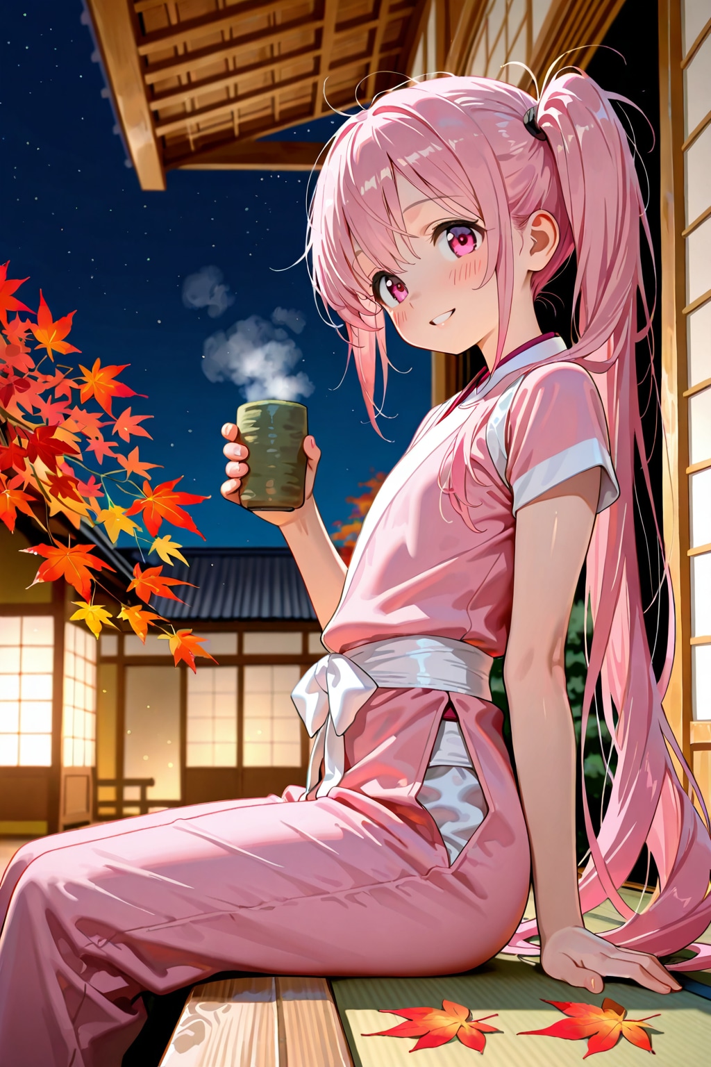 【🥷🏻ちちぷい公式投稿企画：忍者🎑】✨🐦‍⬛新米くノ一・桜美サクラの初めての隠密作戦📜✨