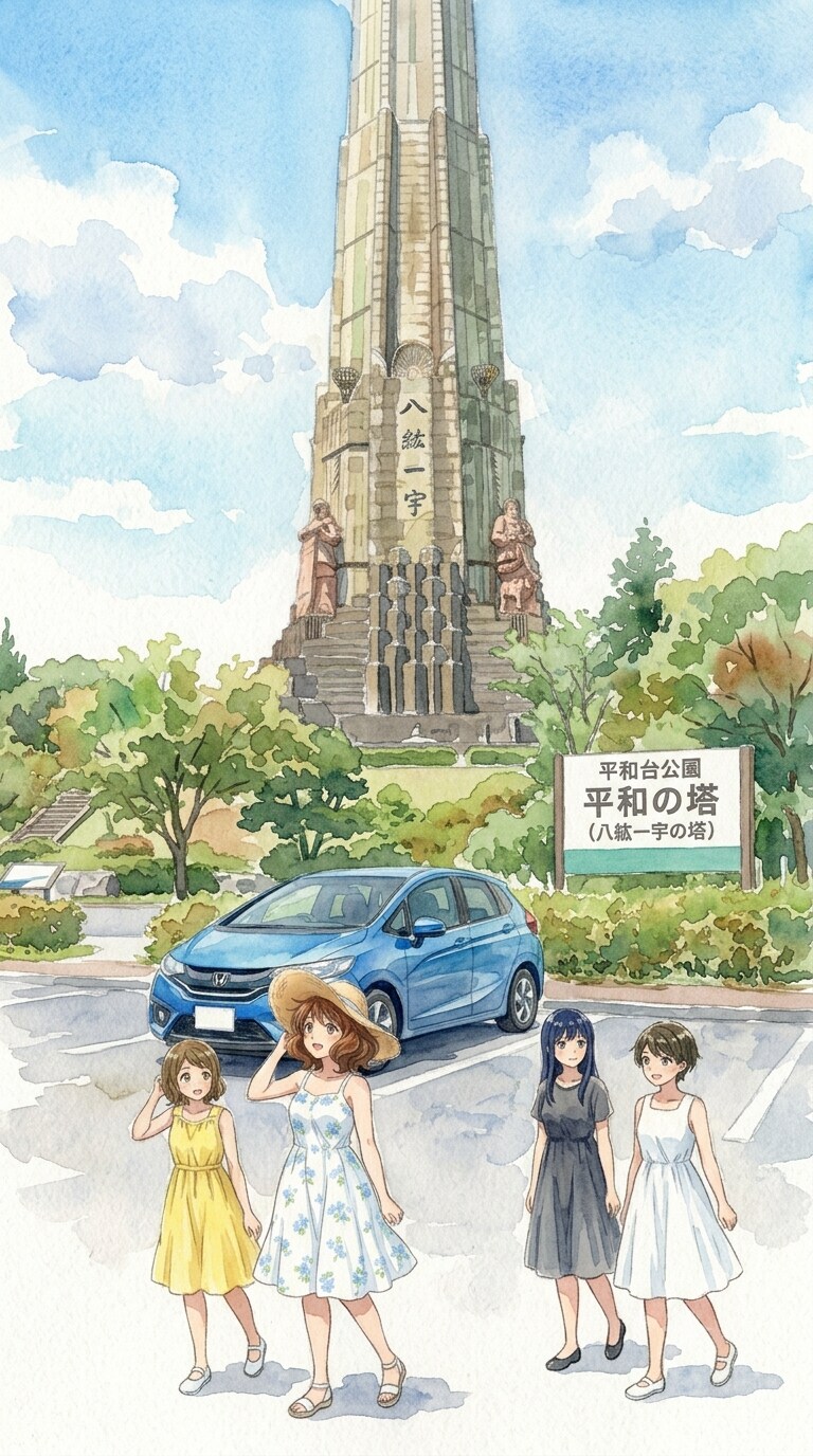 黄前久美子　宮崎平和の塔625