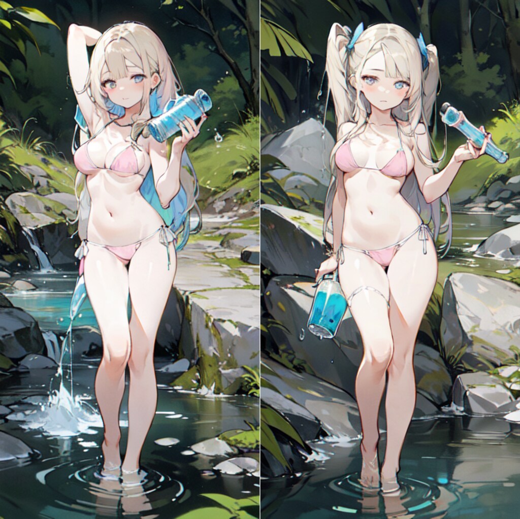 『泉』のポーズで 4