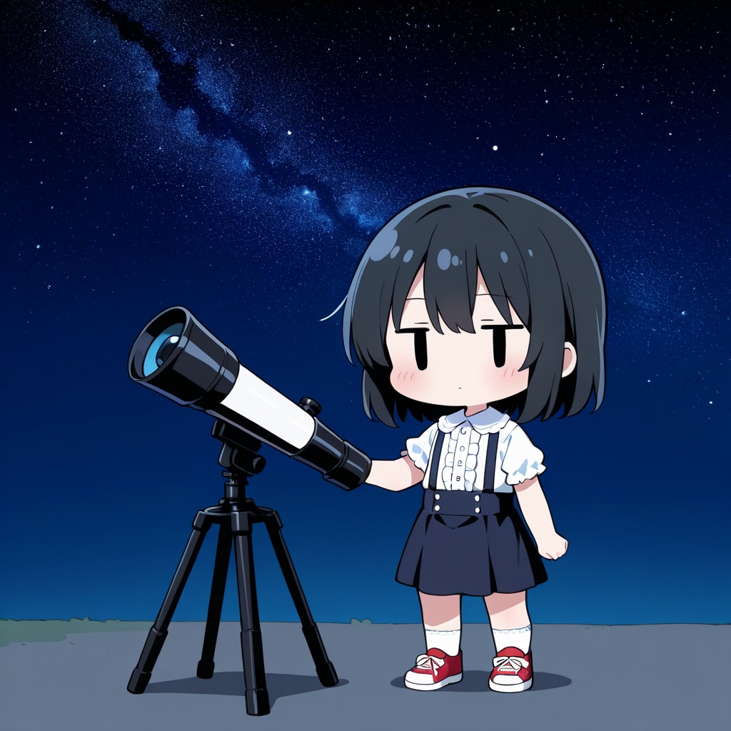 星を見る