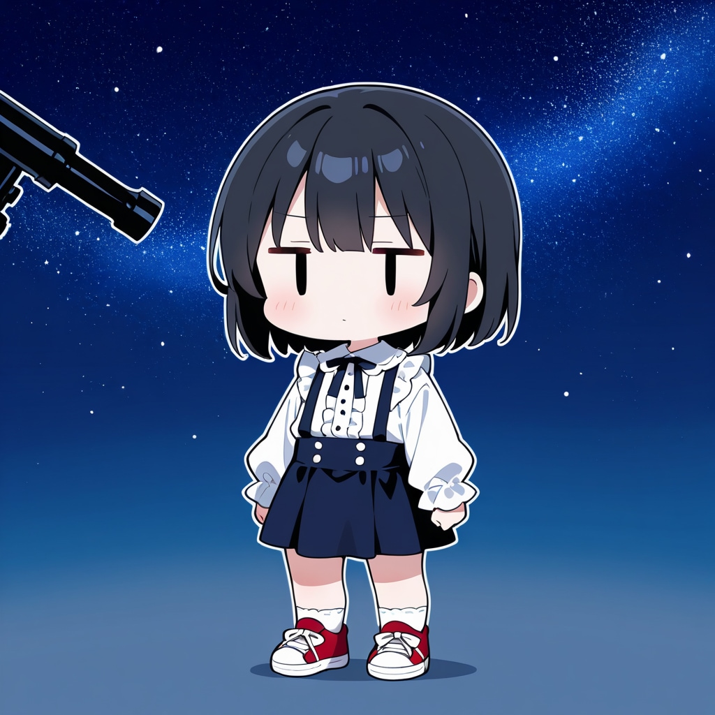 星を見る