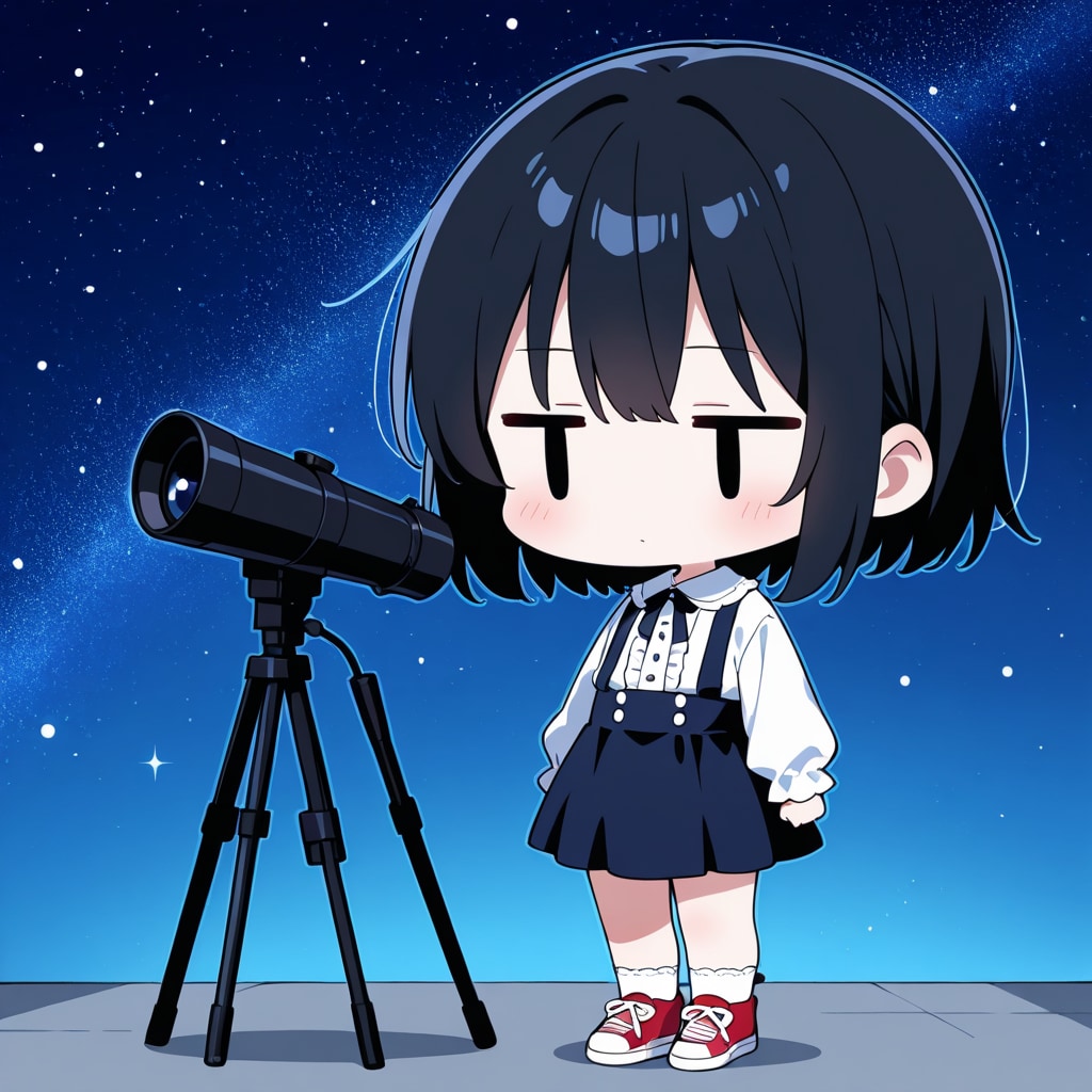 星を見る