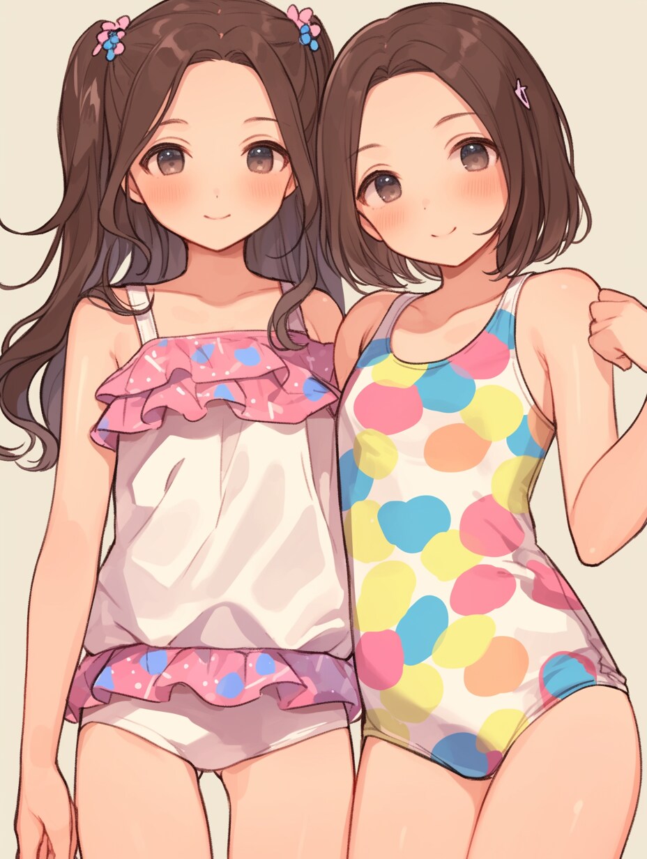 水着少女01 | の人気AIイラスト・グラビア