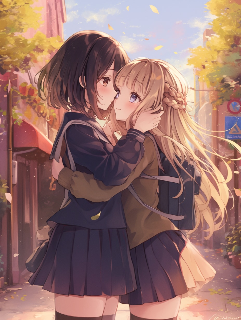キスしたい二人のJK210