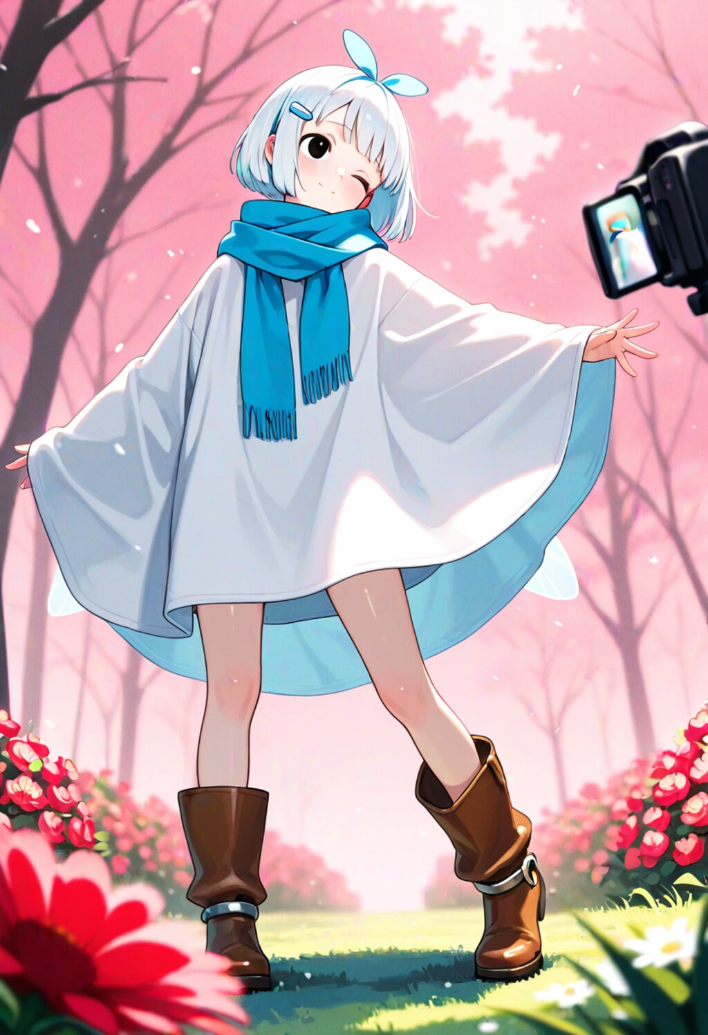 「ほら、こっち向いて？」