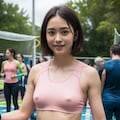 筋トレ女子…①② 4枚目