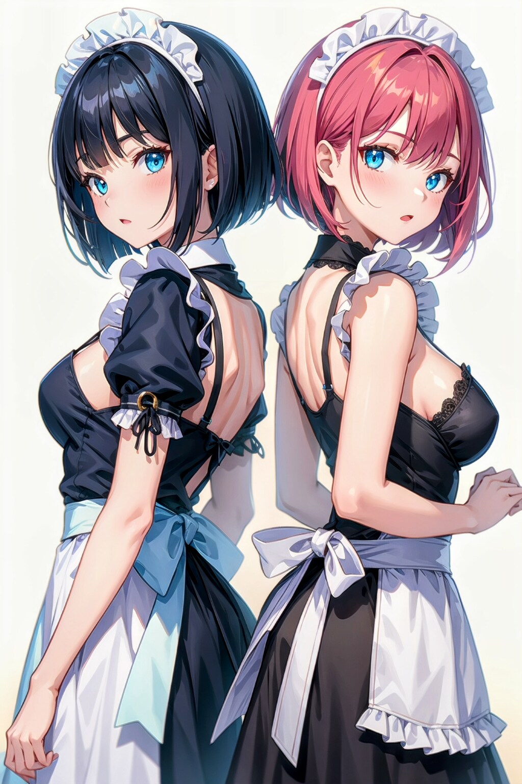 お試し二人生成・メイドお姉やんたち