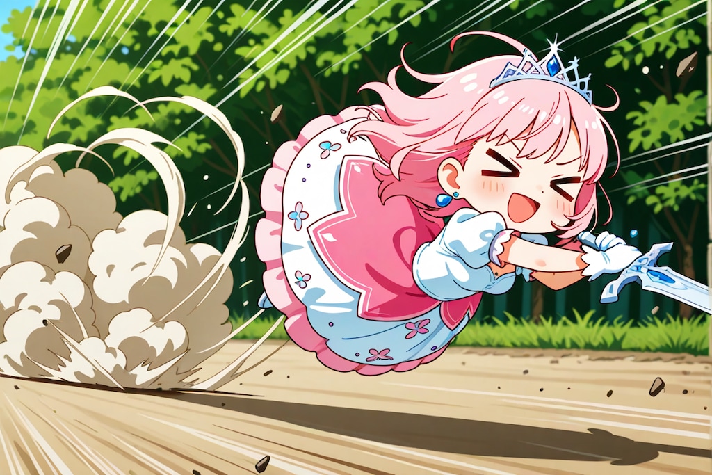 段々楽しくなってきた姫様