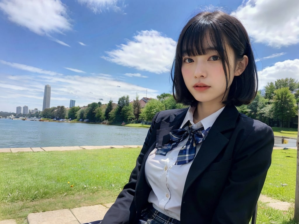 彼女と公園デート