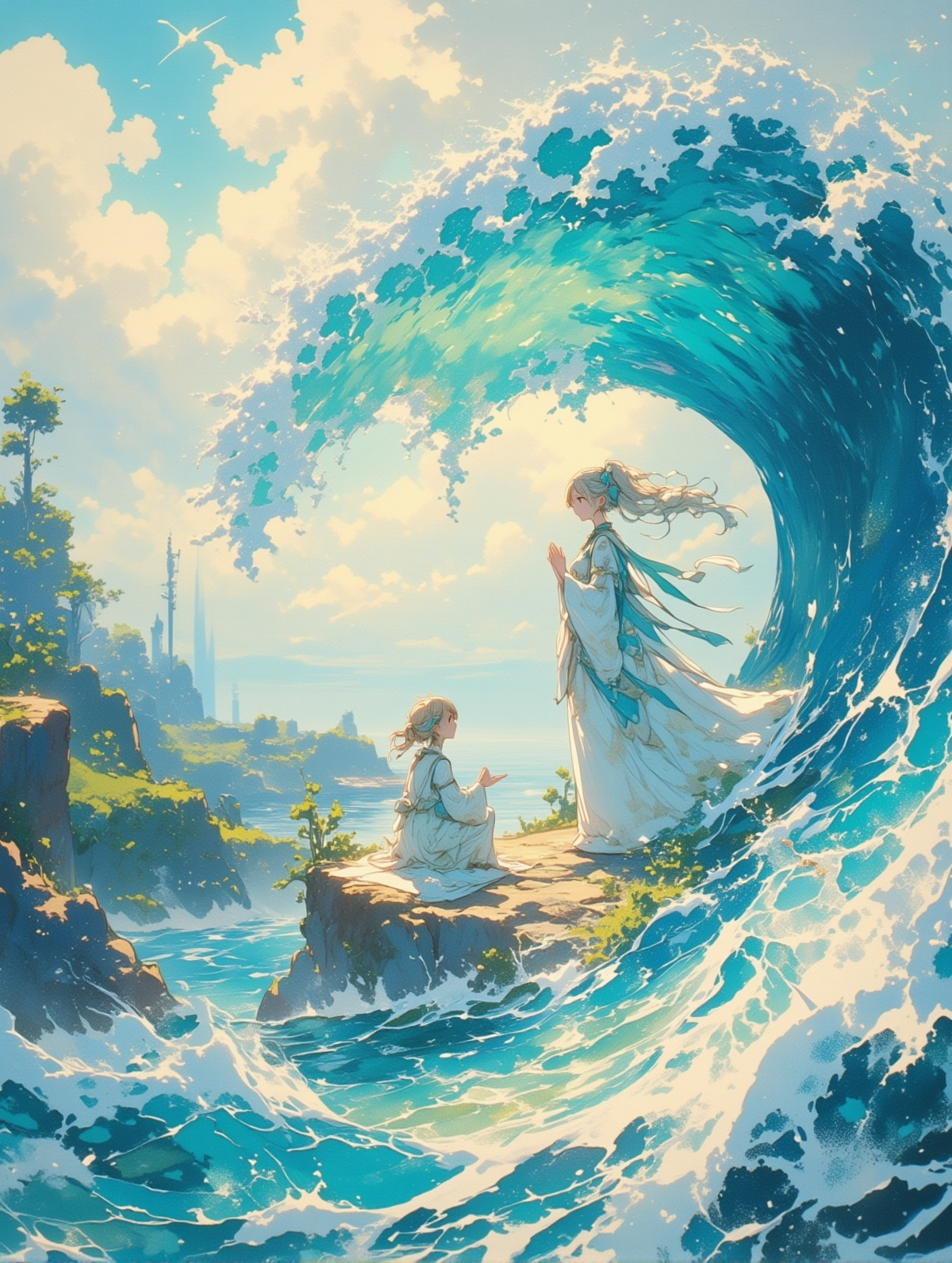 海の巫女_66 | の人気AIイラスト・グラビア