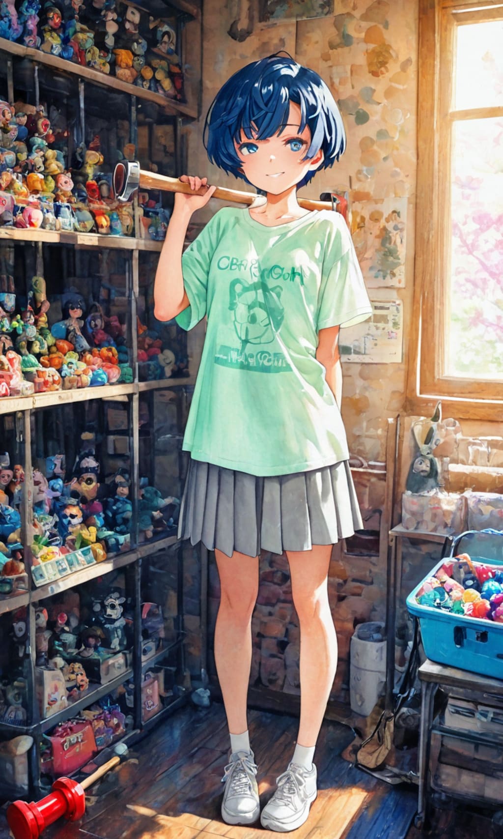 やる気満々柑菜ちゃん