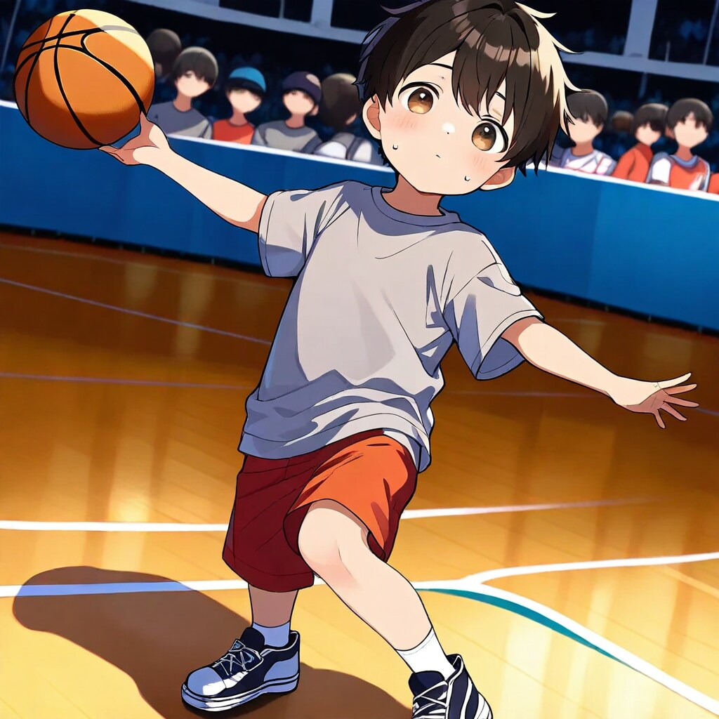 緊張して思うように踊れない男の子 | の人気AIイラスト・グラビア