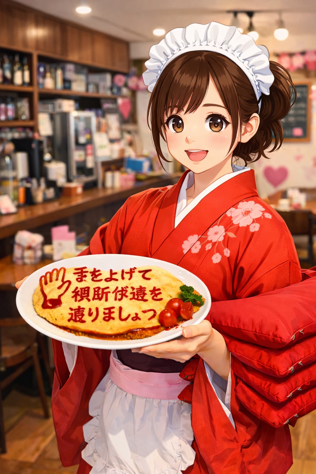 座布団運びのメイドさん（まつざきさん）