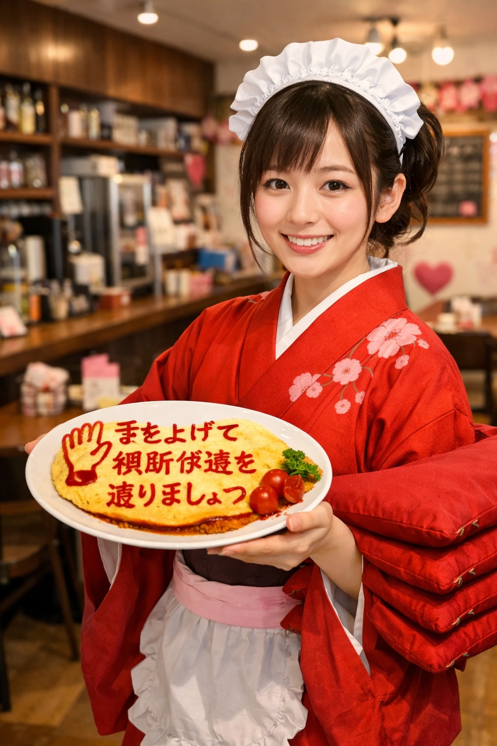 座布団運びのメイドさん（まつざきさん）