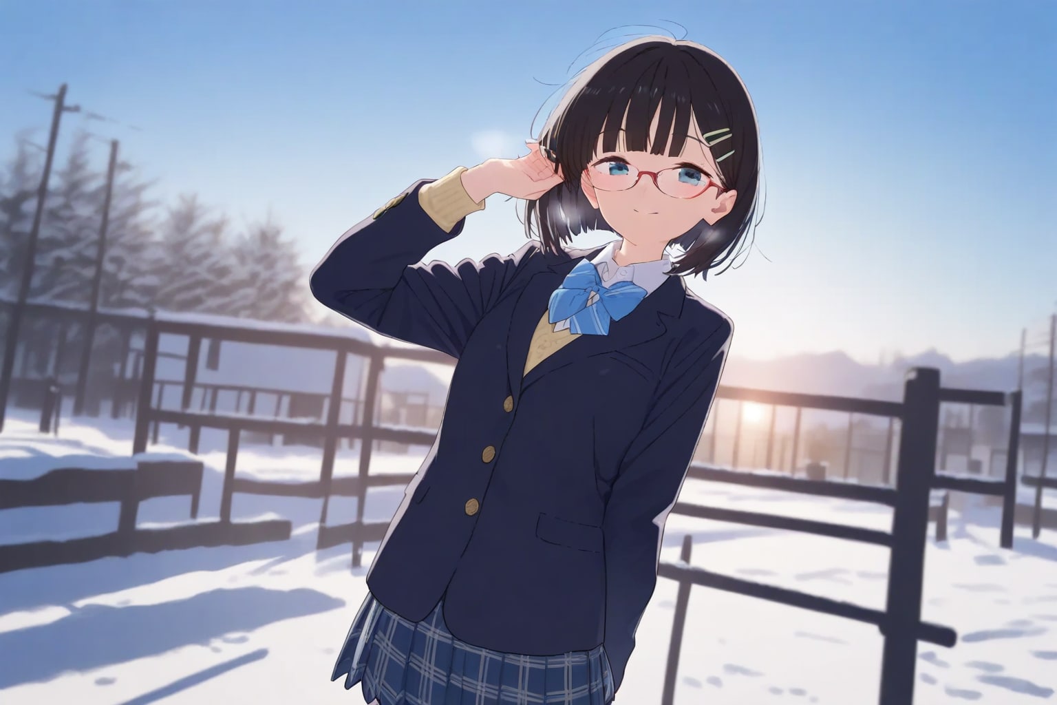 朝のJKメガネちゃん👓✨