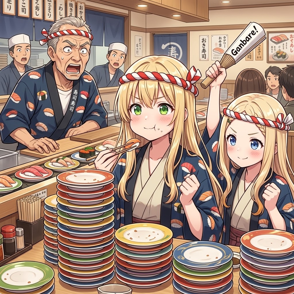 たくさん食べます♪ | の人気AIイラスト・グラビア