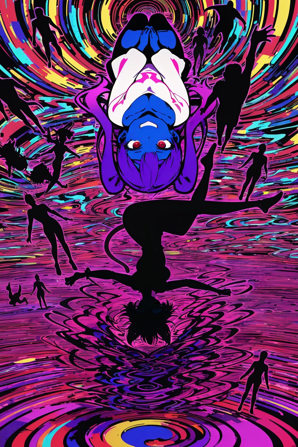 The Azure Reflection of Chaos