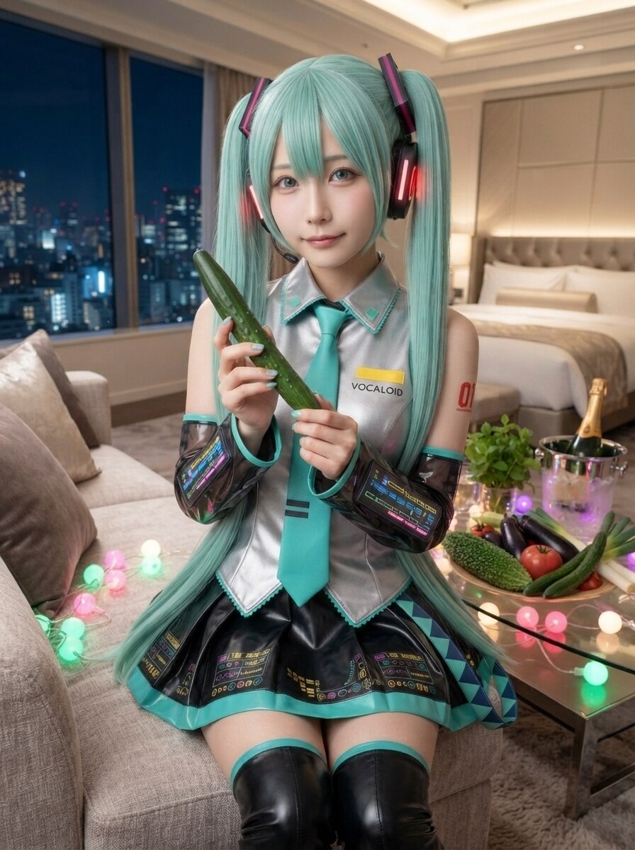 8月31日 #野菜の日 #初音ミクの誕生日 | の人気AIイラスト・グラビア