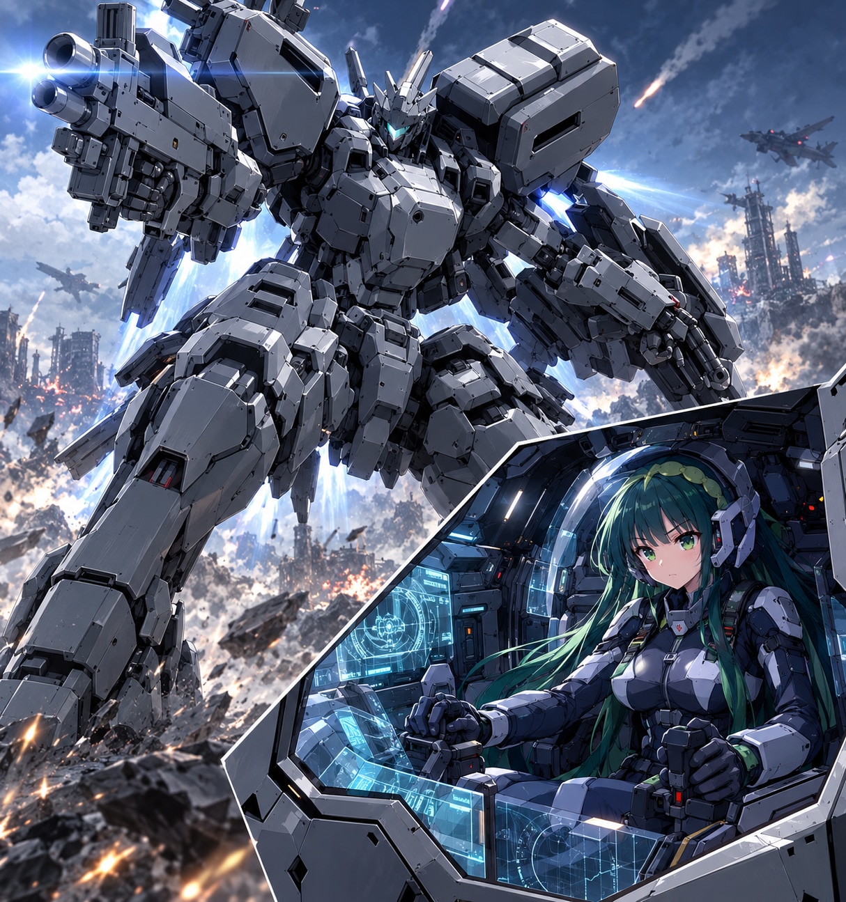 戦術機撃震fromズンコ·トーホク少佐 | の人気AIイラスト・グラビア