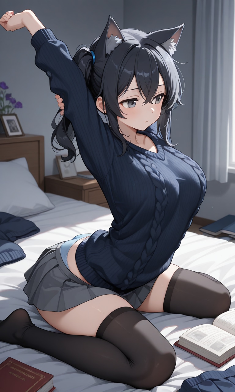 ん～っ