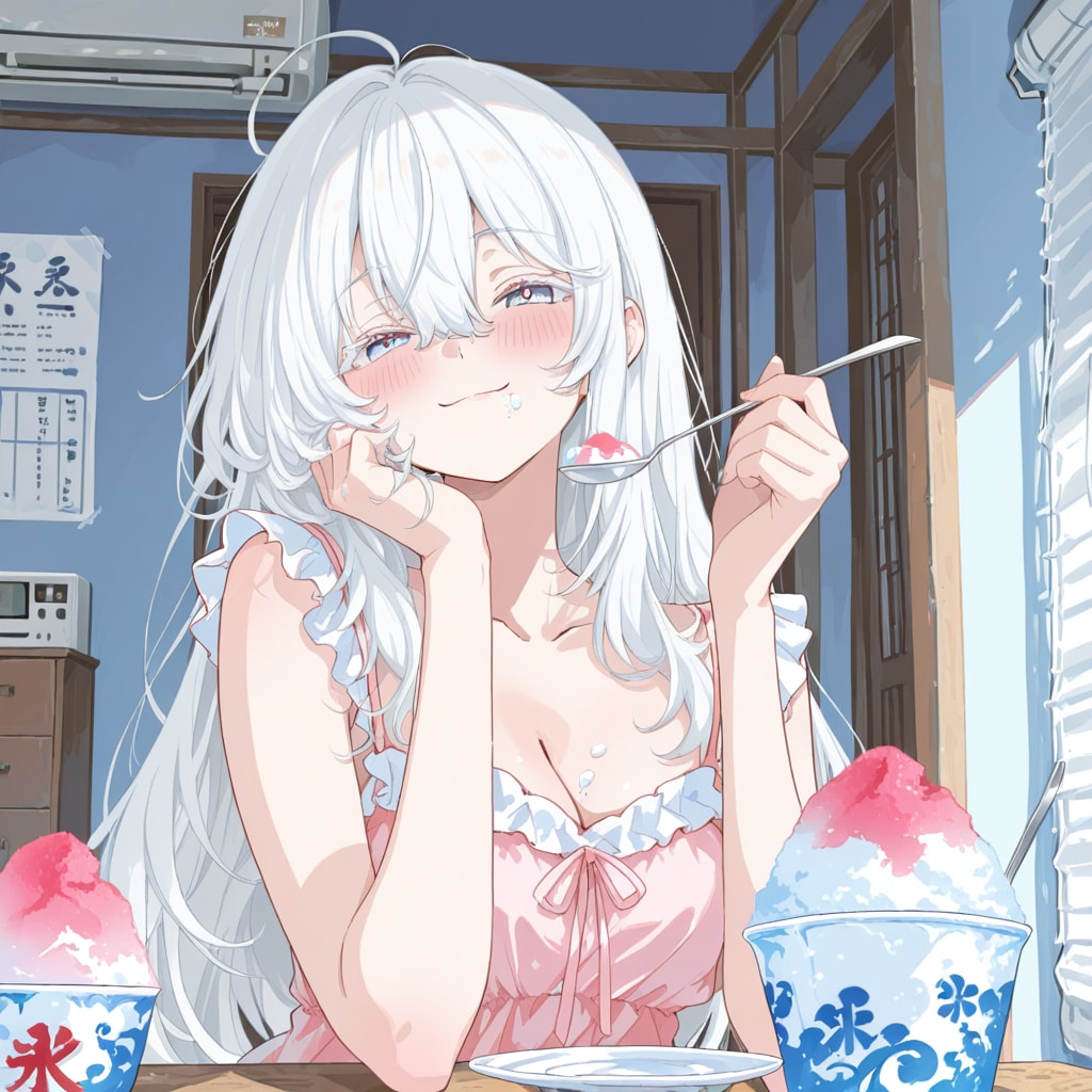 夏はやっぱりインドアでかき氷かアイスに限る