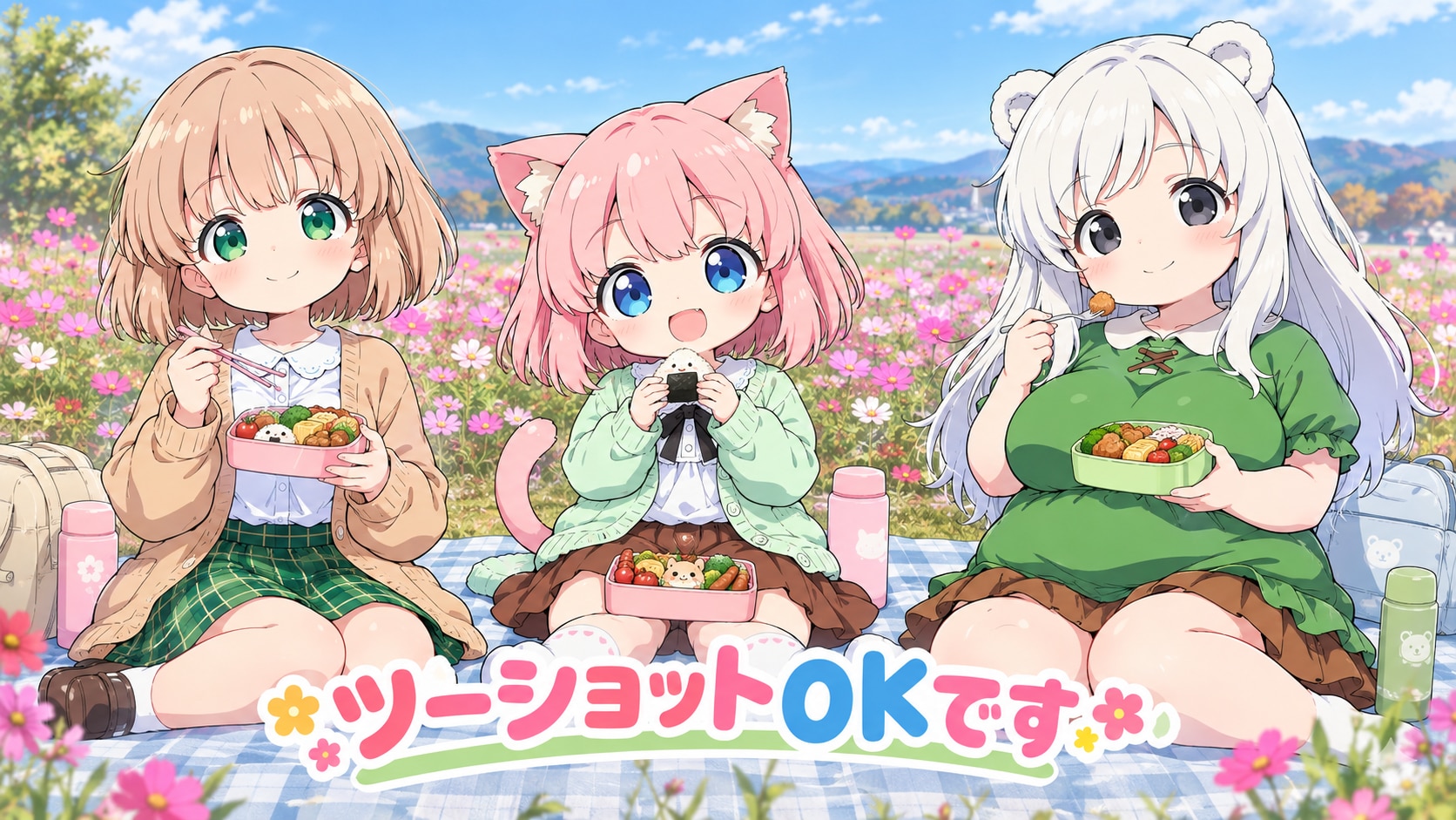 こたつキャラはツーショットOKです！ | の人気AIイラスト・グラビア