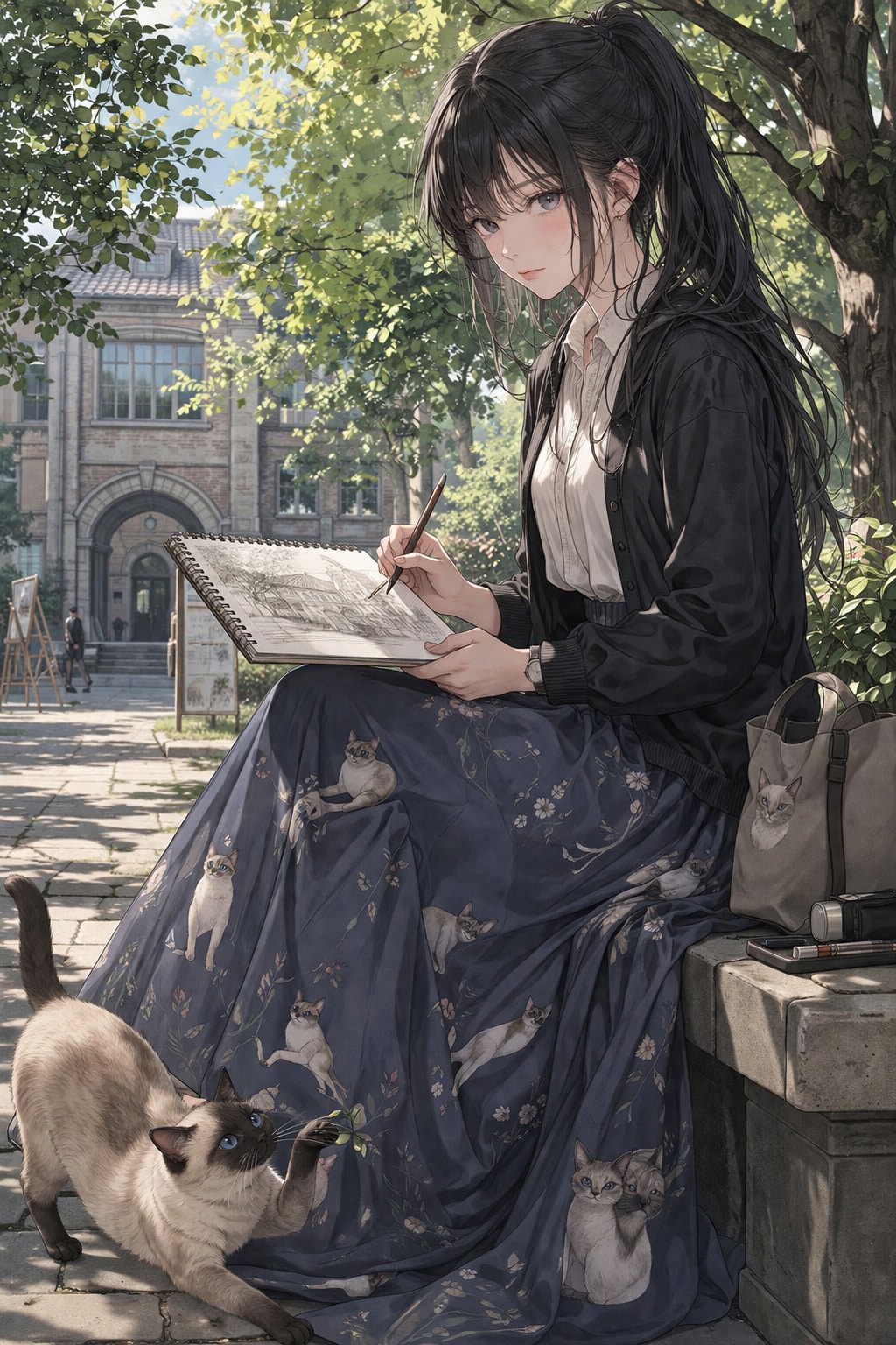 ロングスカート　波夷羅ねずver | の人気AIイラスト・グラビア