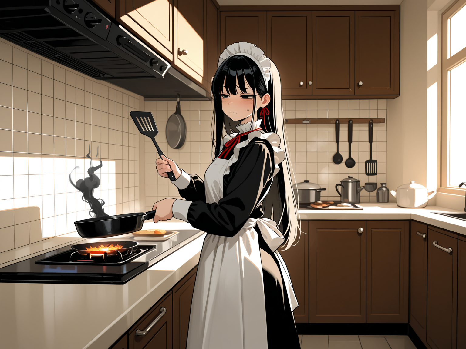 料理は得意ではないです…