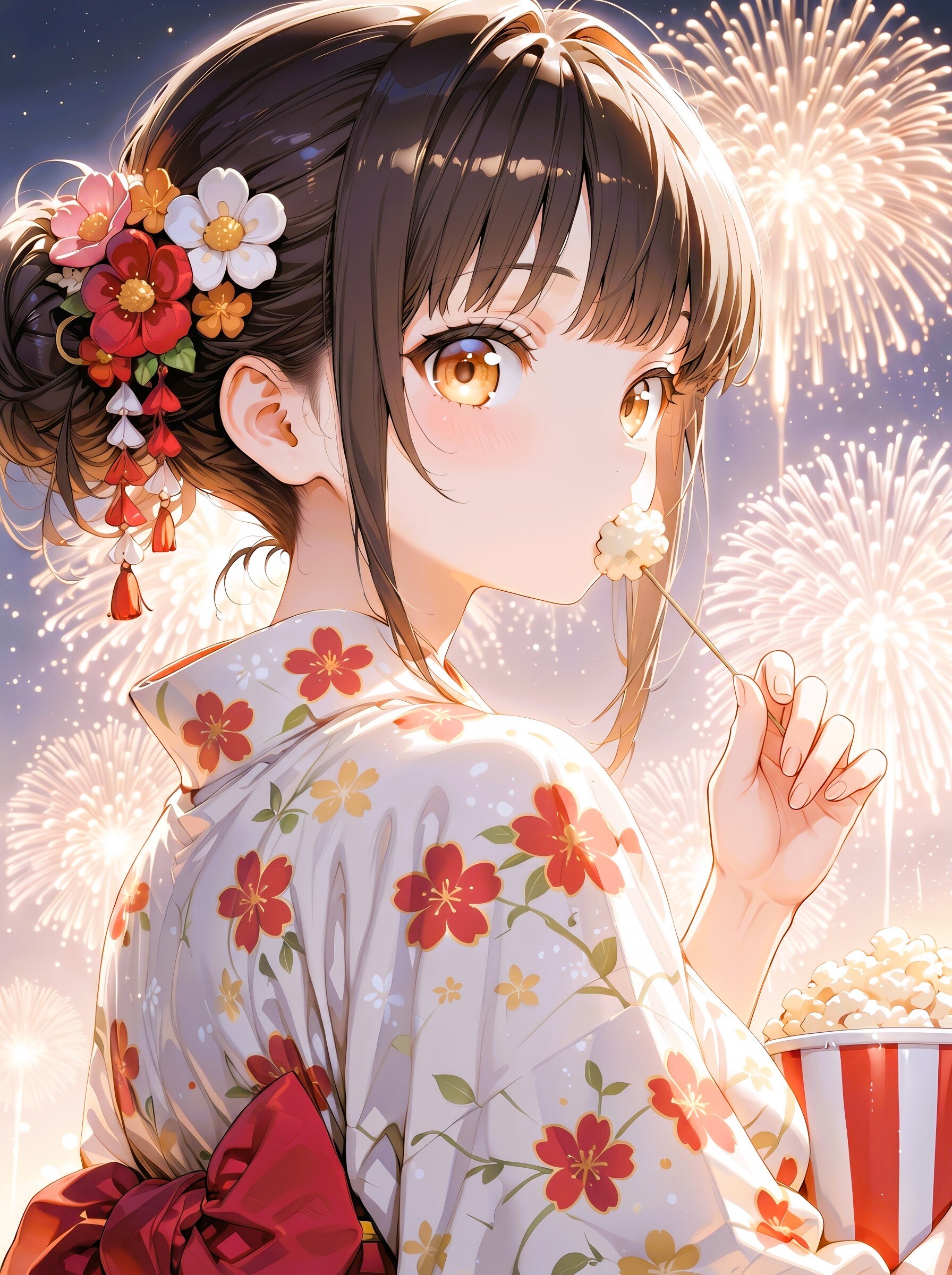 花火とポップコーン