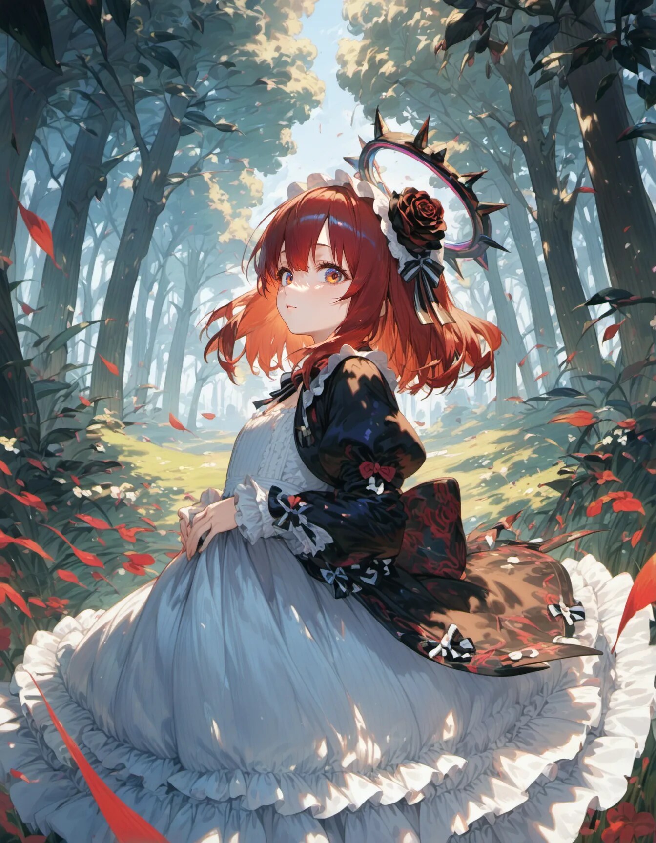 Rose Halo in the Woods | の人気AIイラスト・グラビア