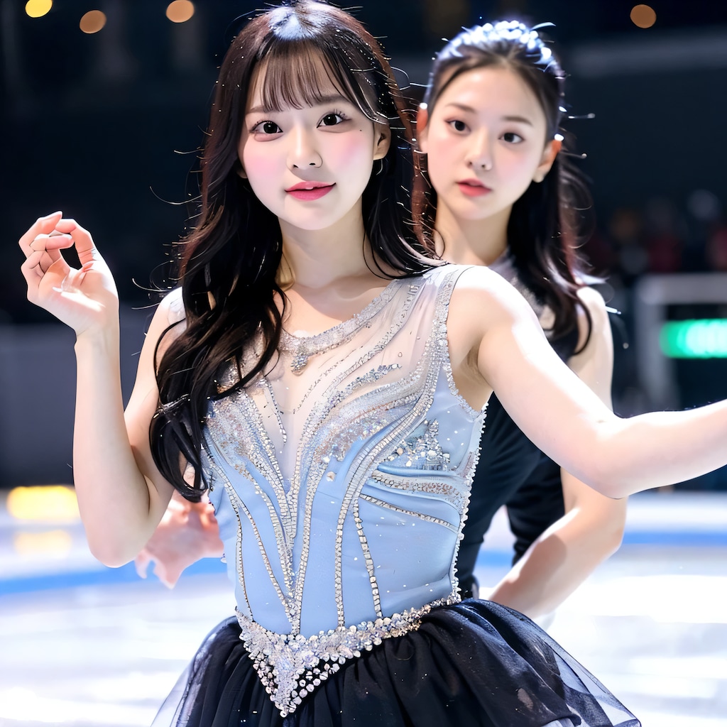 黒髪ロングでフィギュアの美女４９