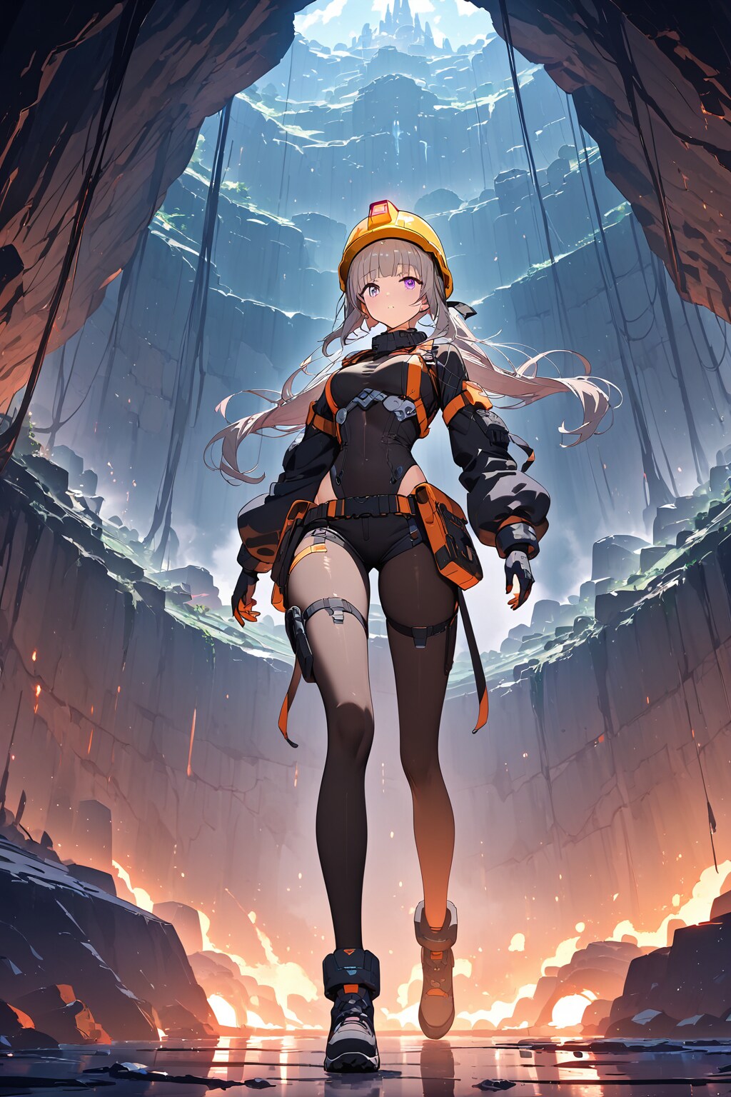 地底に立つ勇者