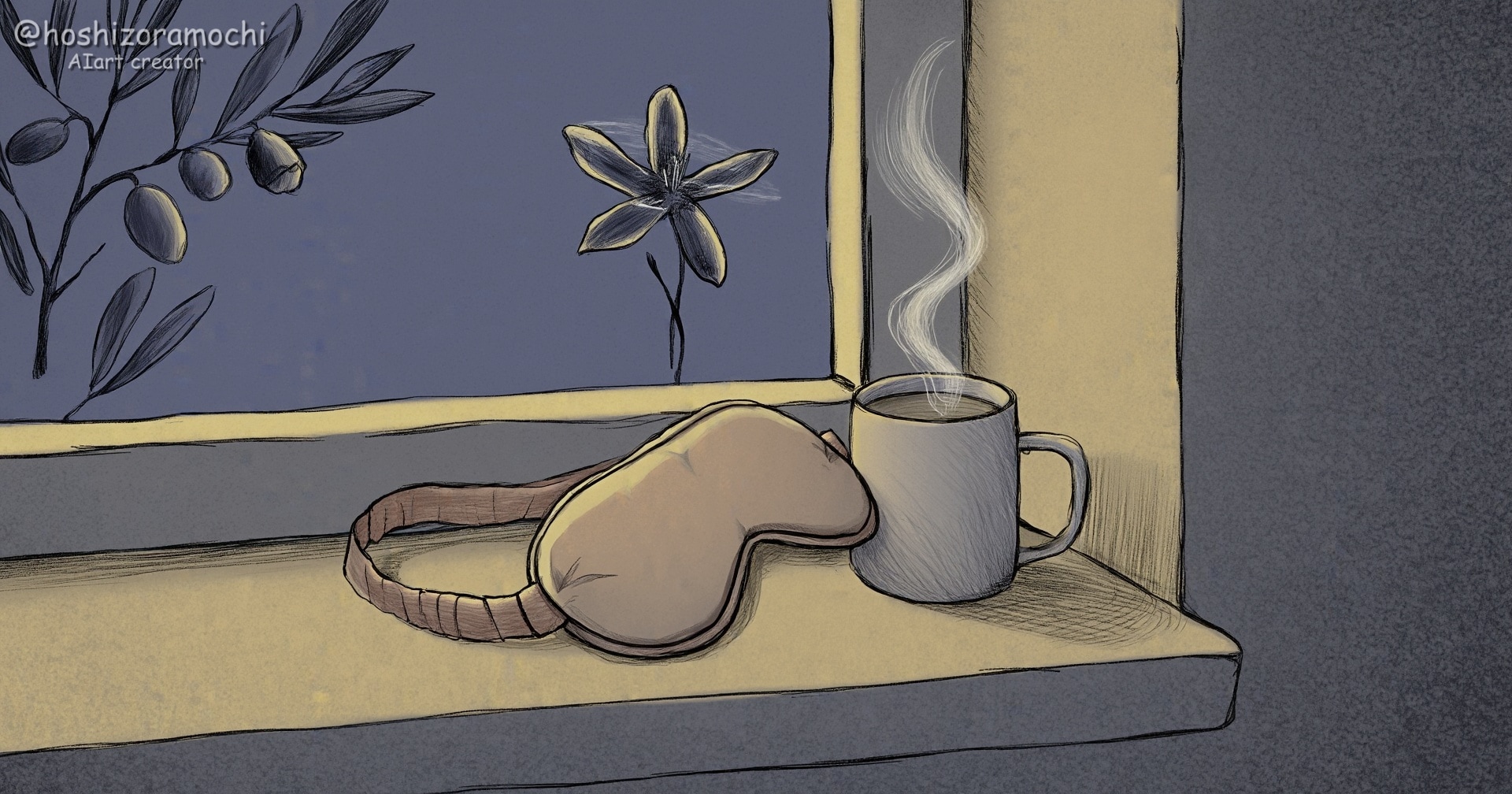 夜明け前のひととき☕