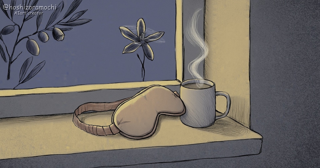 夜明け前のひととき☕