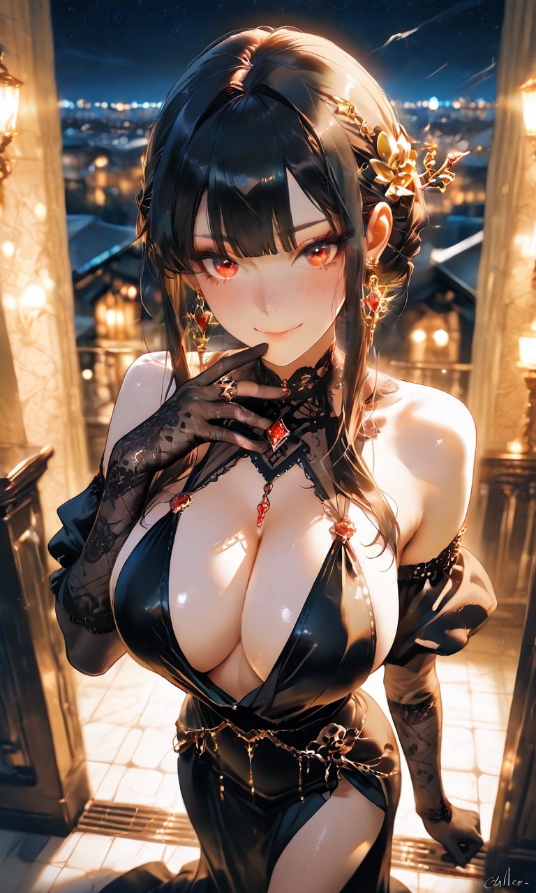 ヨル「……そんなに見ないでください……」