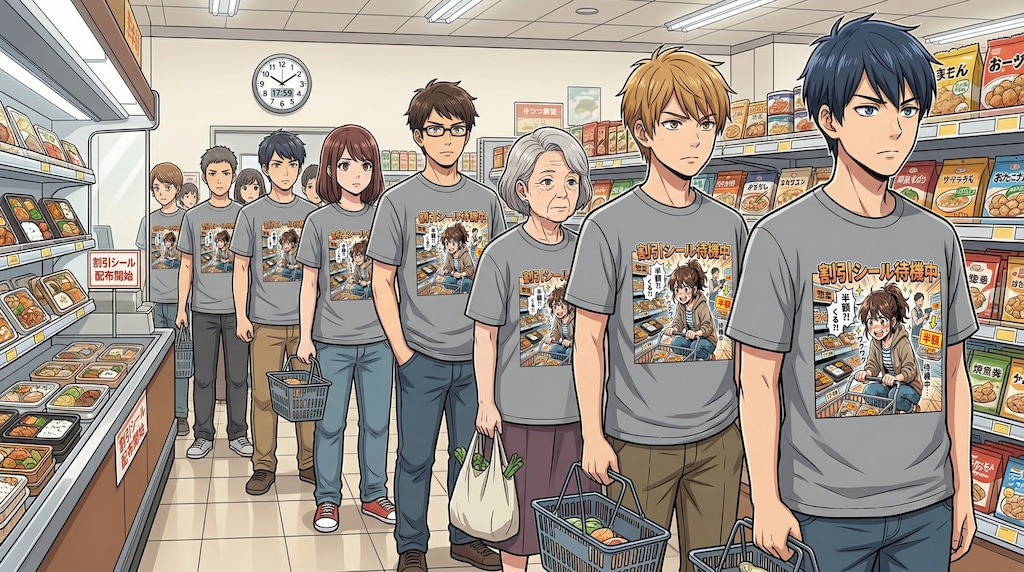 何の値引きを待っているのかは不明