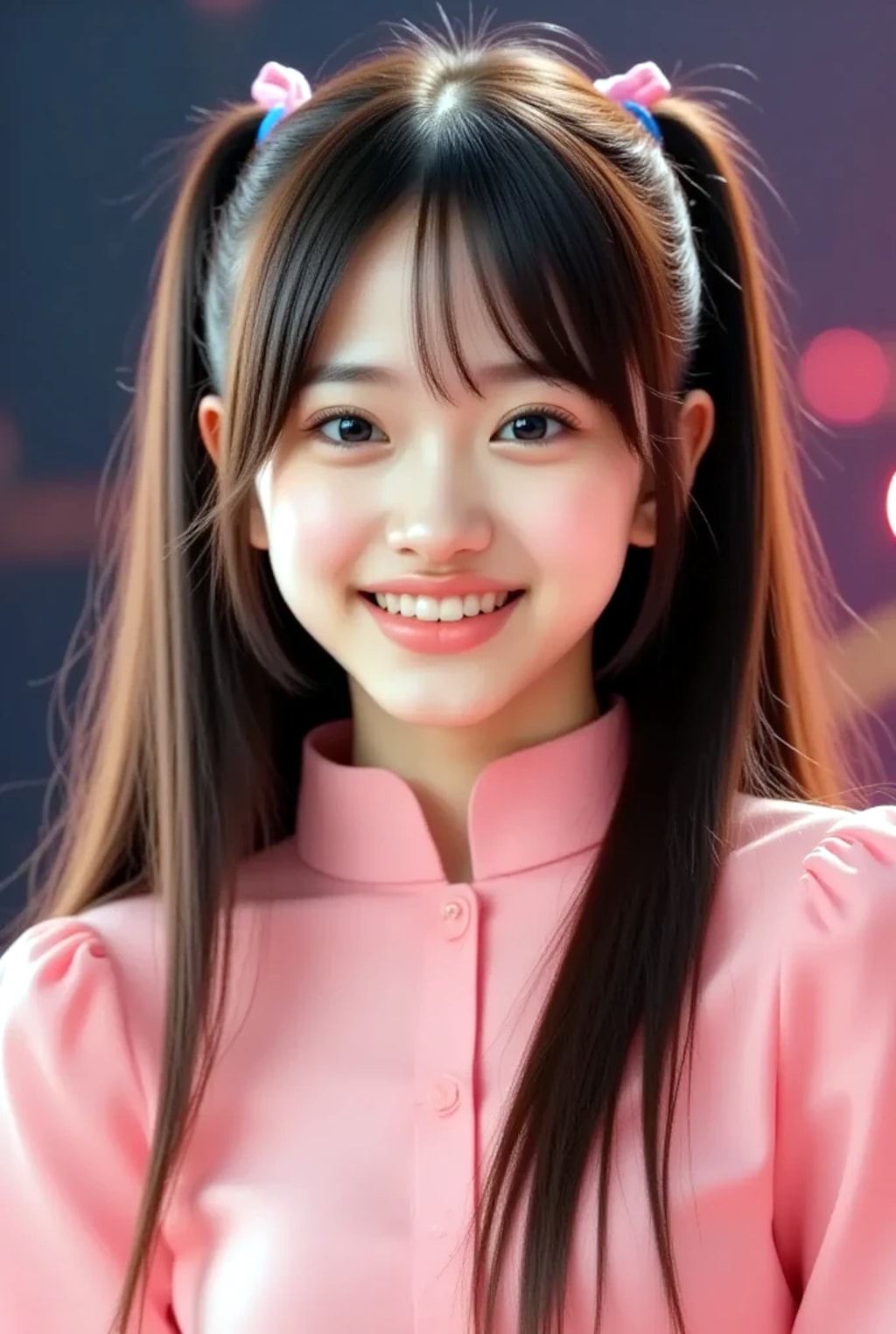 Ako Idol Portrait in Soft Pink