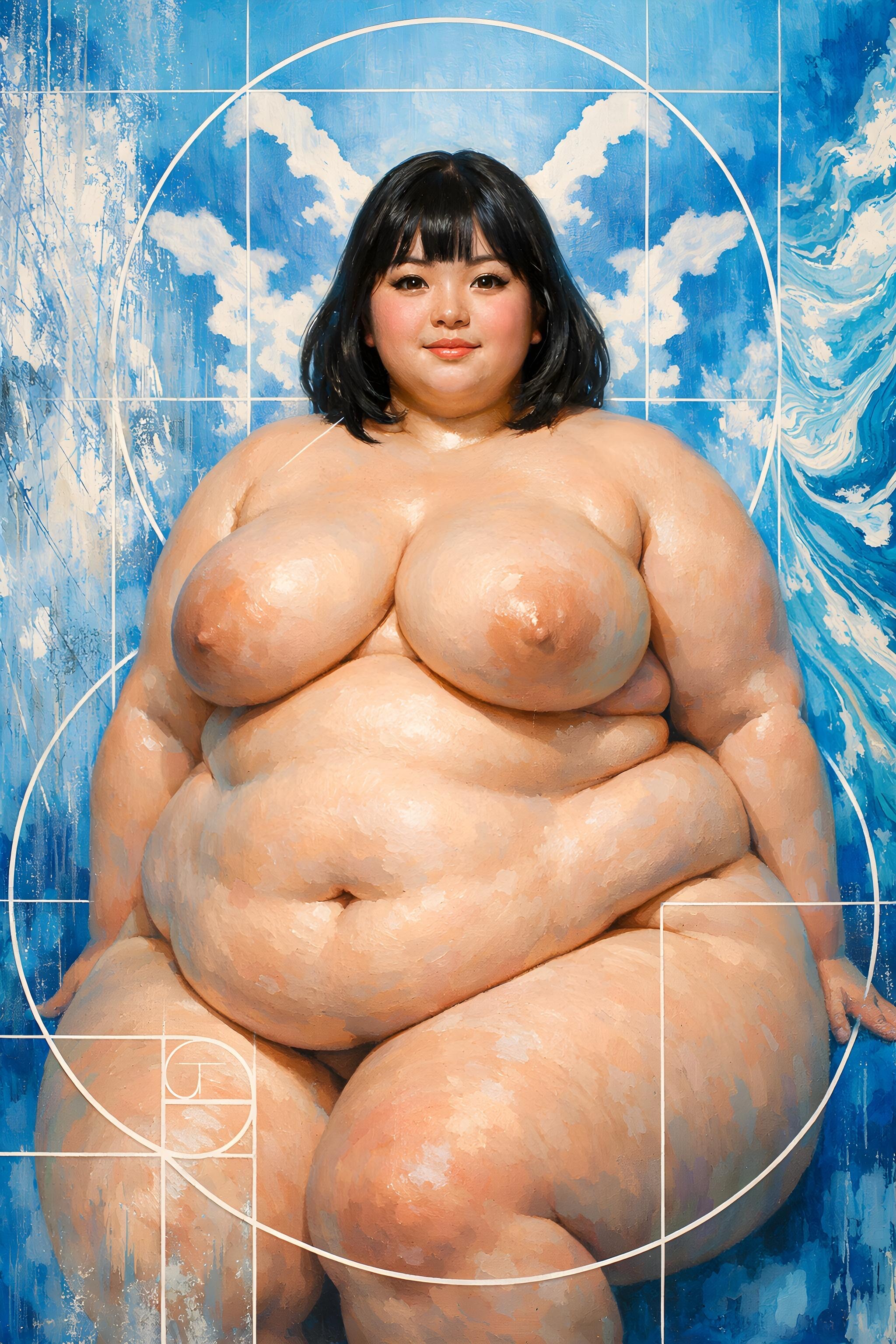 エロティック・アート-アクリル抽象画-
