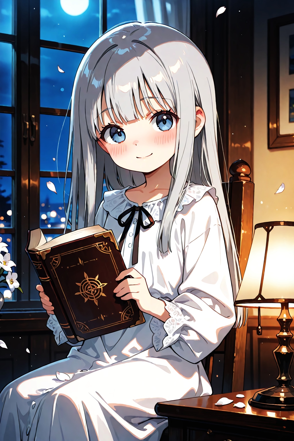 銀髪令嬢の真夜中読書会