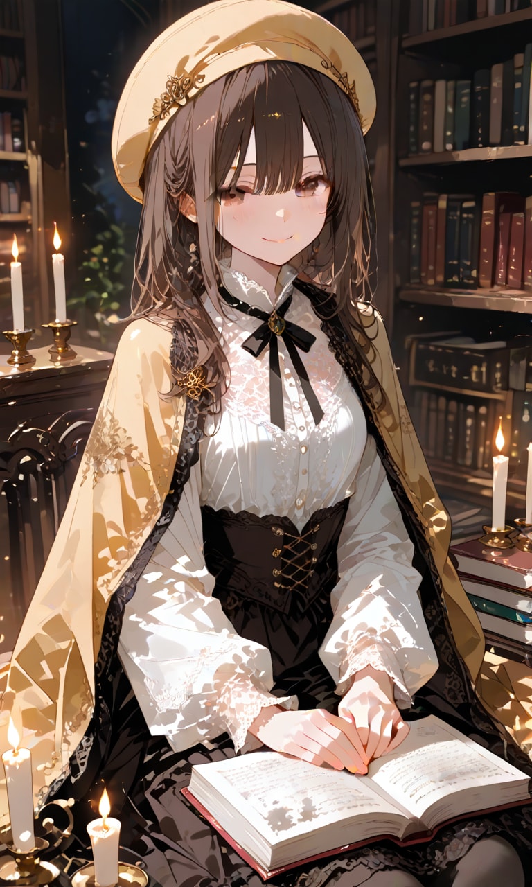 金のケープを纏った少女 | の人気AIイラスト・グラビア