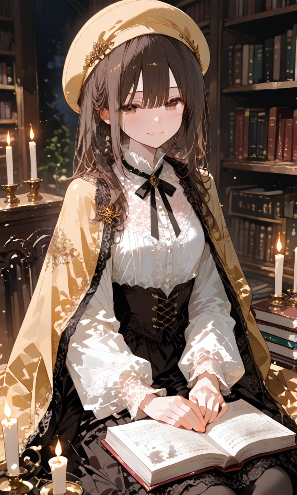 金のケープを纏った少女