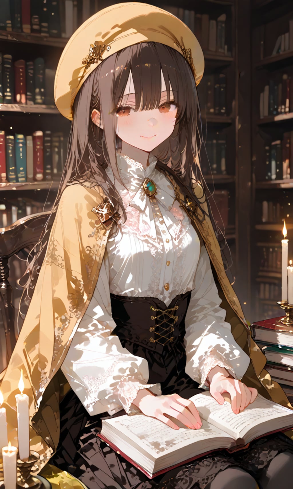 金のケープを纏った少女