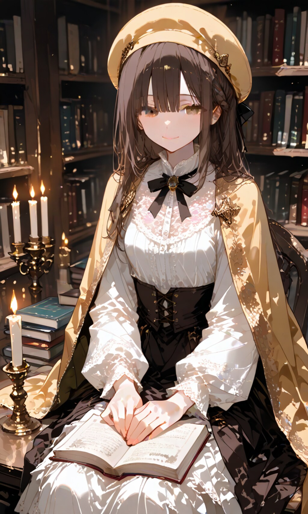 金のケープを纏った少女