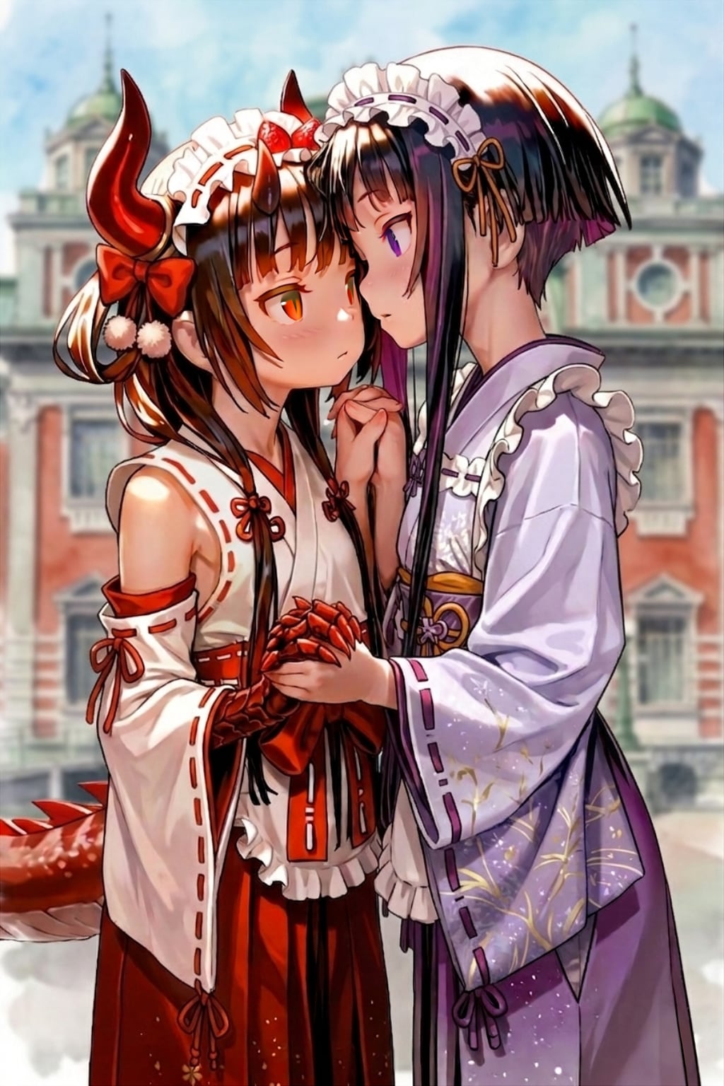 紫陽花と龍神