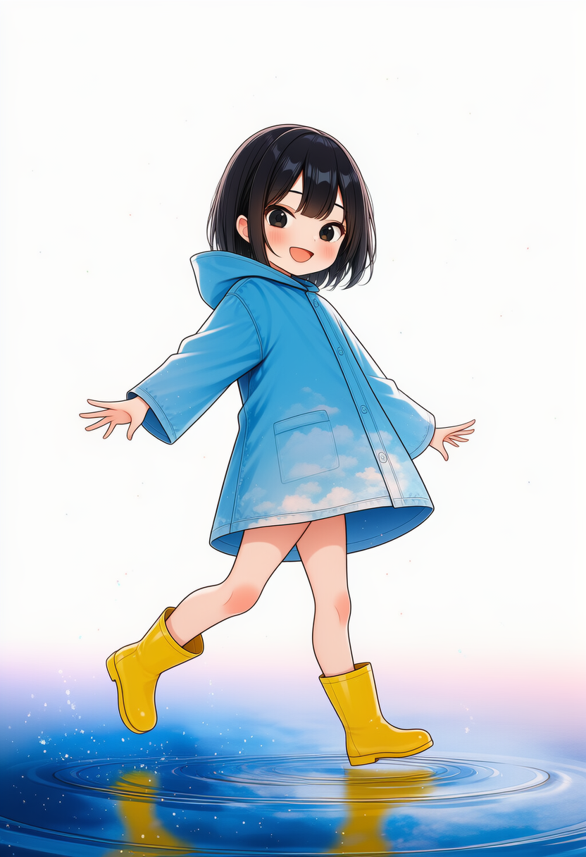 白い世界に色がつく | の人気AIイラスト・グラビア