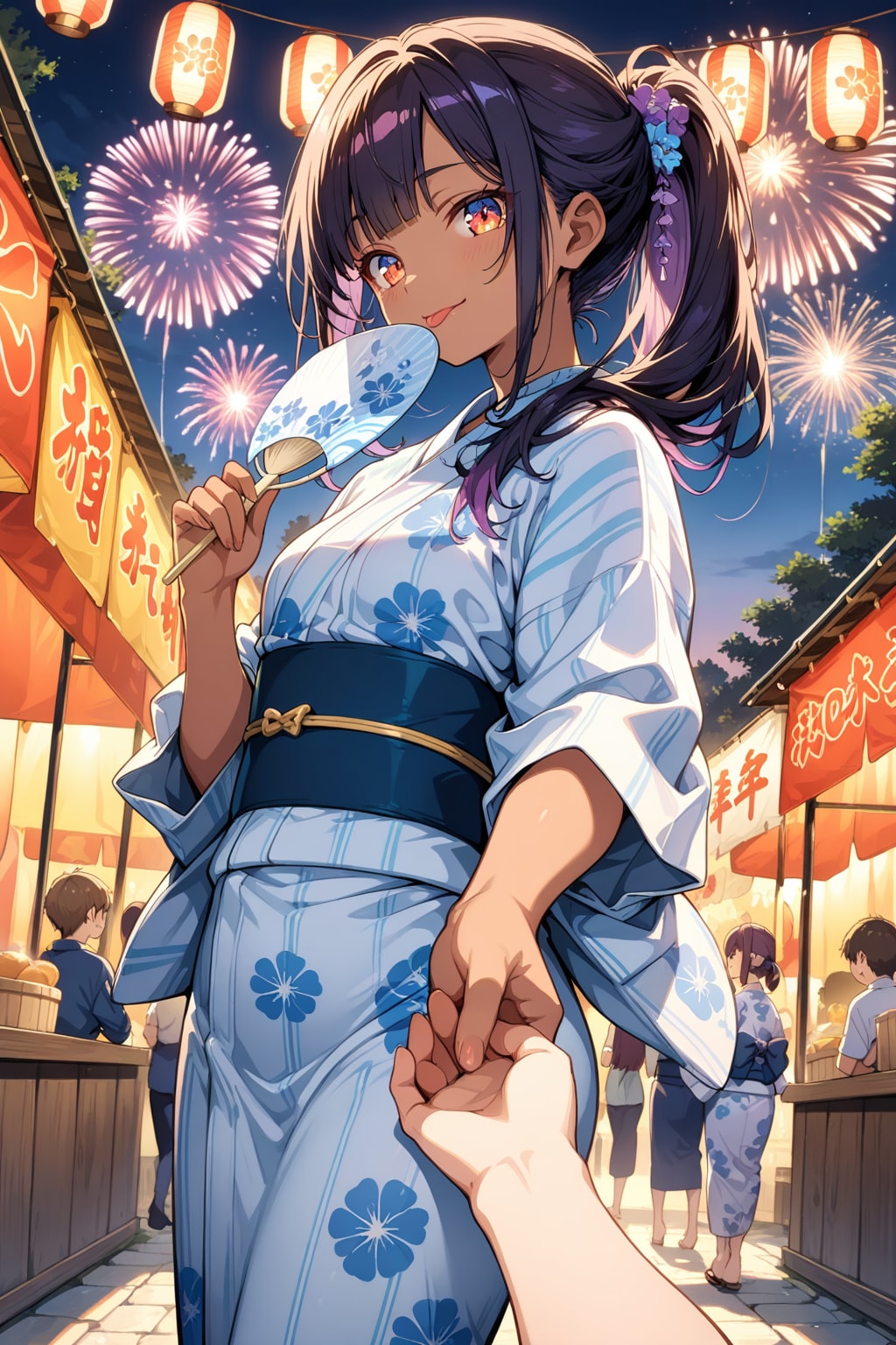 迷子のボクと(見知らぬ)お姉ちゃんとの夏祭り