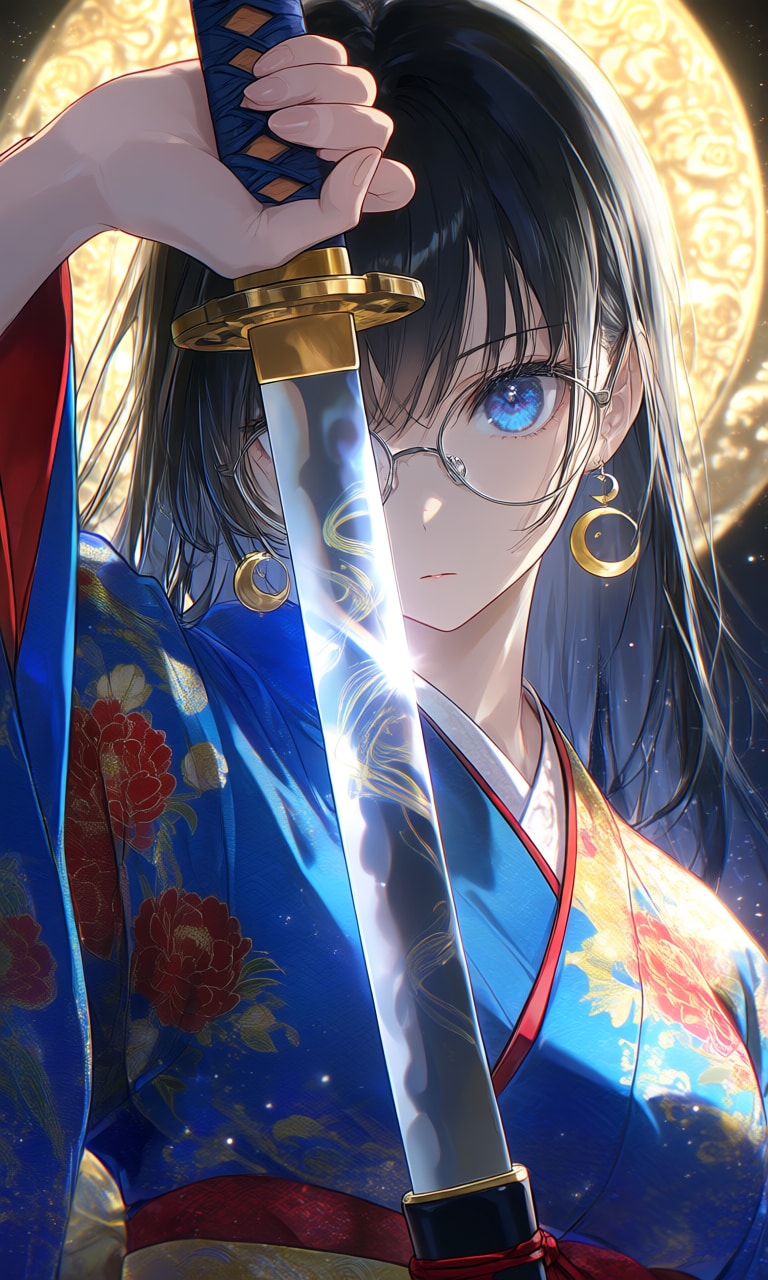 月下の剣士 | の人気AIイラスト・グラビア