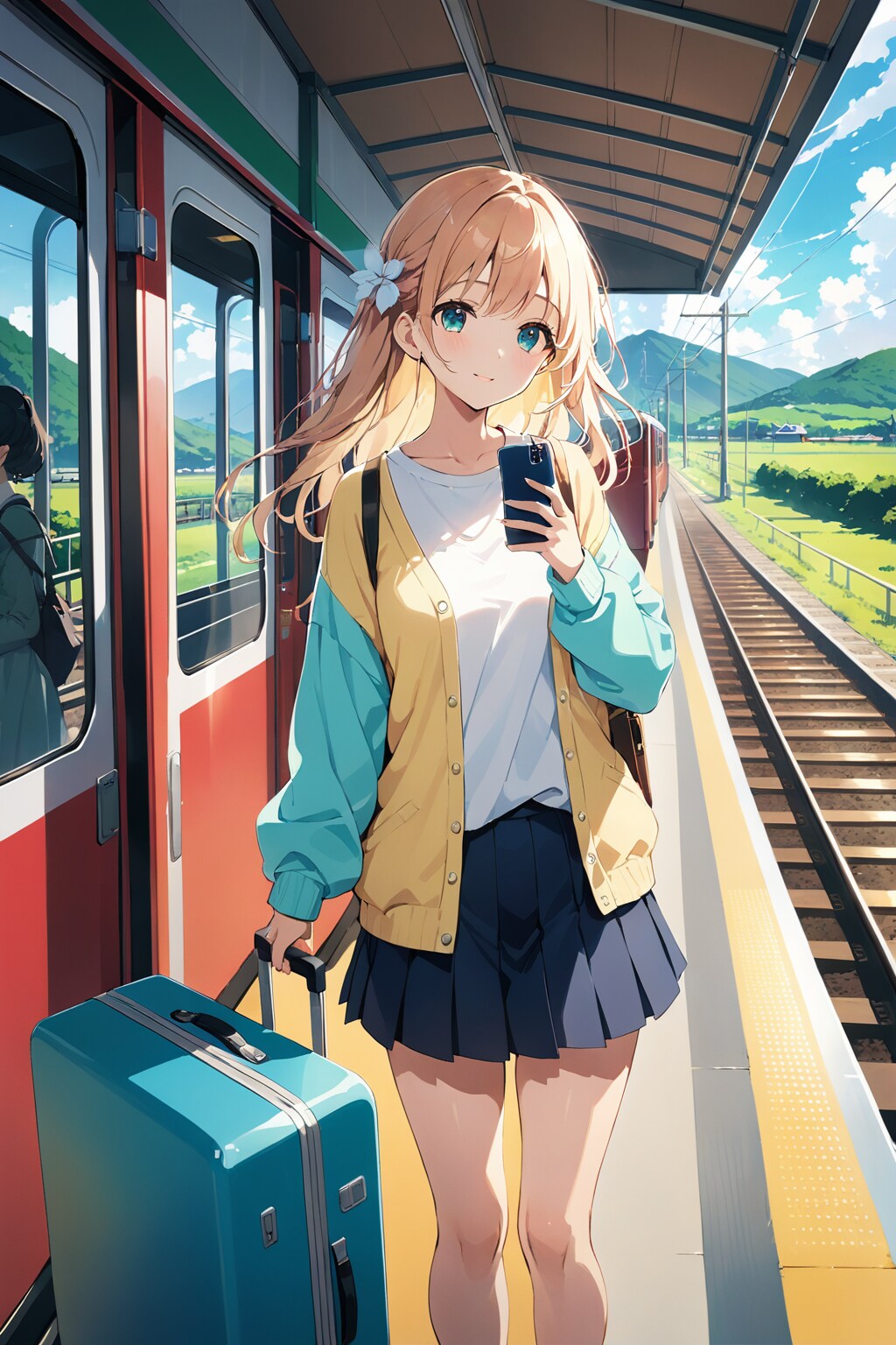 一人旅 | の人気AIイラスト・グラビア