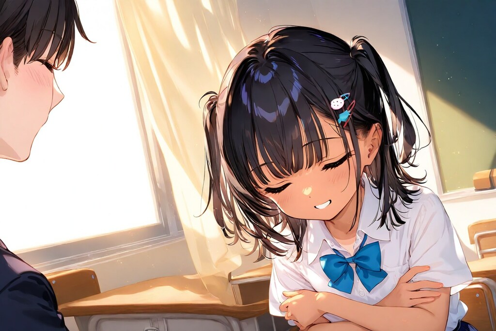 目が合うと笑顔をくれるこなつちゃん