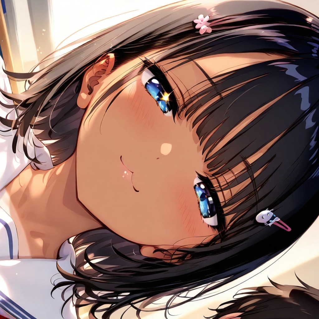 目が合うと笑顔をくれるこなつちゃん